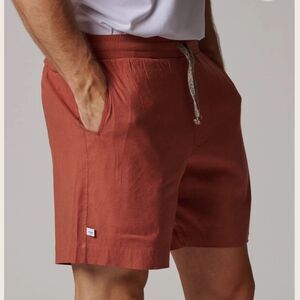 LEISURE LAB LAID-BACK   LINEN   SHORTS Copper NWT